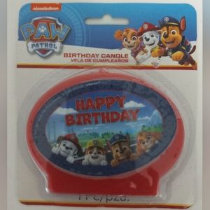 Paw Patrol Birthday Cake Candle